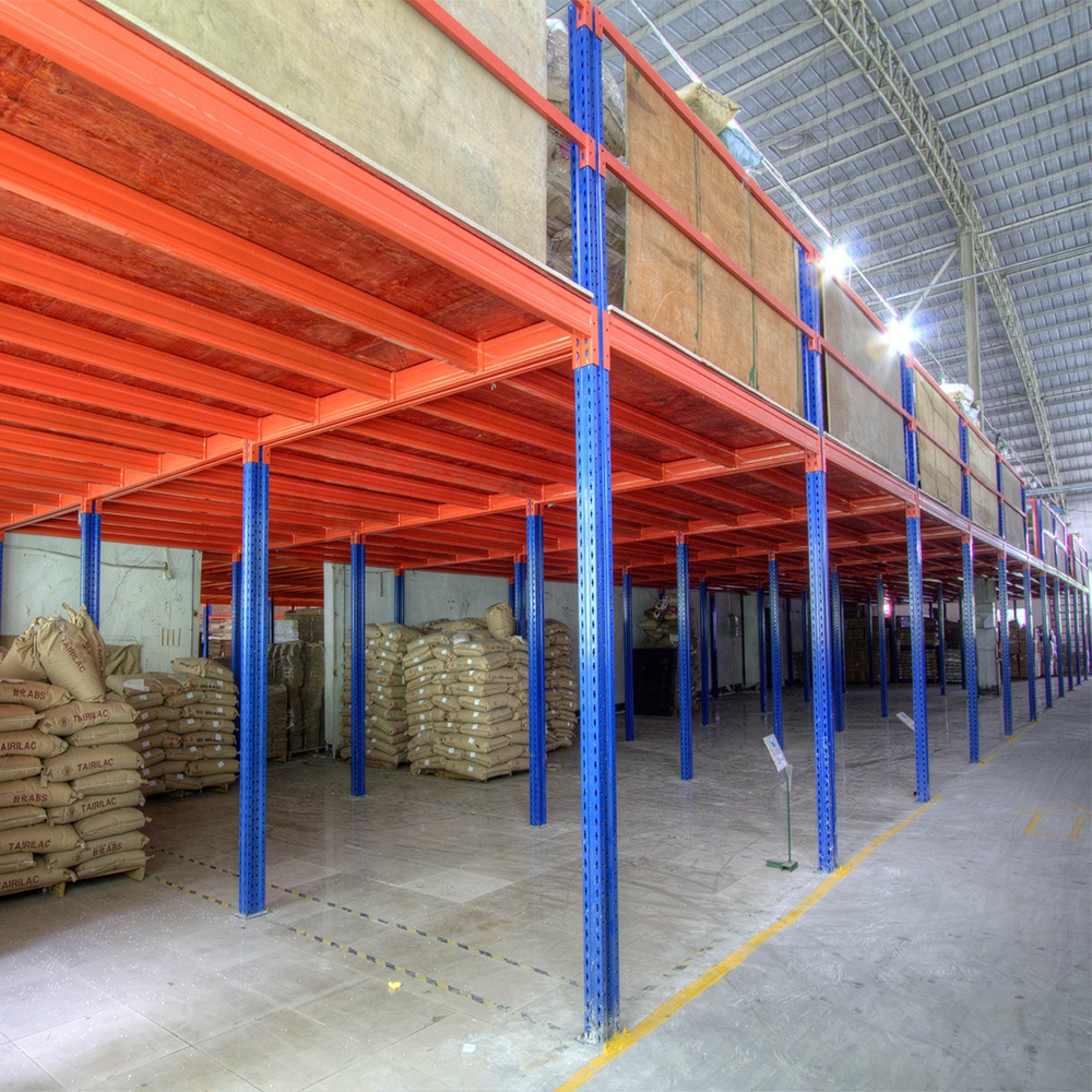 Metal Adjustable Storage Pallet Rack with Steel Mezzanine Floor Rack