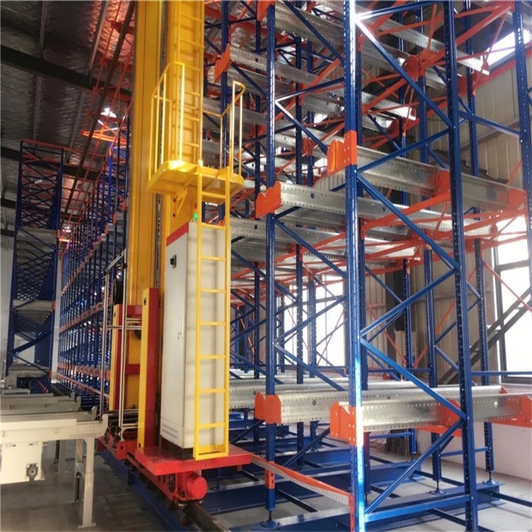 Automated Storage and Retrieval System (ASRS) with Automated Stacker Crane
