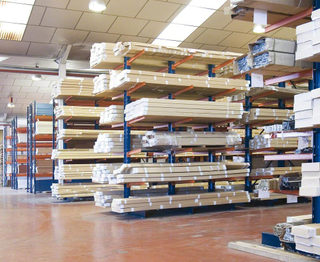 Jiangsu Union Anti-rust Double-sided Pipe Warehouse Cantilever Rack with 10 years warranty