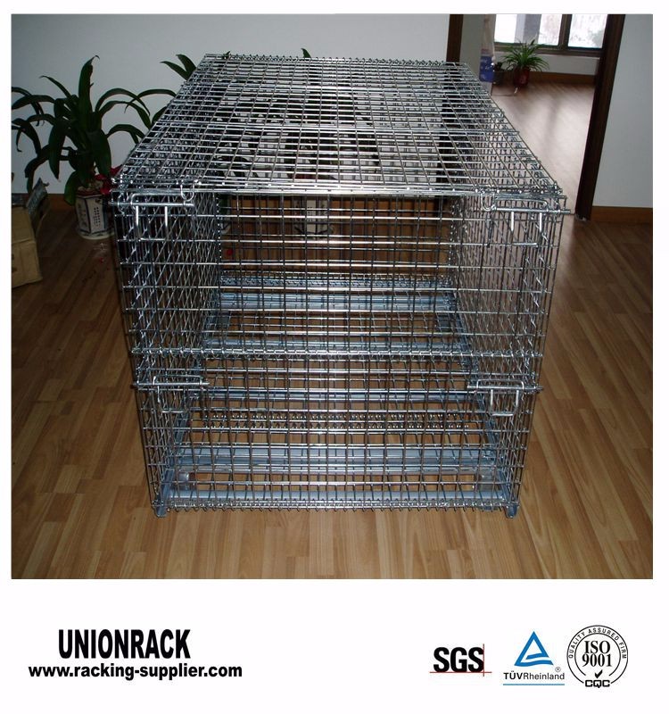 High Quality Q235 Steel Stackable Wire Mesh Box / Container