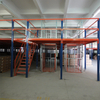 High density warehouse steel platform mezzanine racking