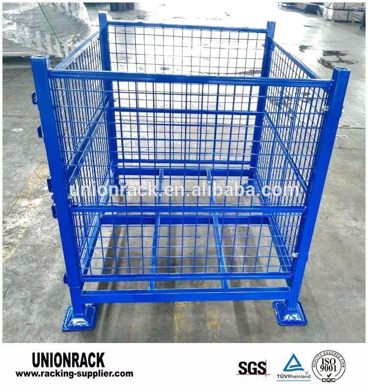 Heavy Duty Scale Foldable Warehouse Stacking pallets iron Rack