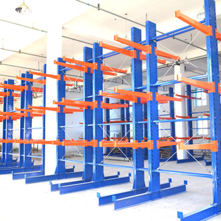 Galvanized Q235 Steel Industrial Cold Rolled Cantilever Rack For Warehouse Storage