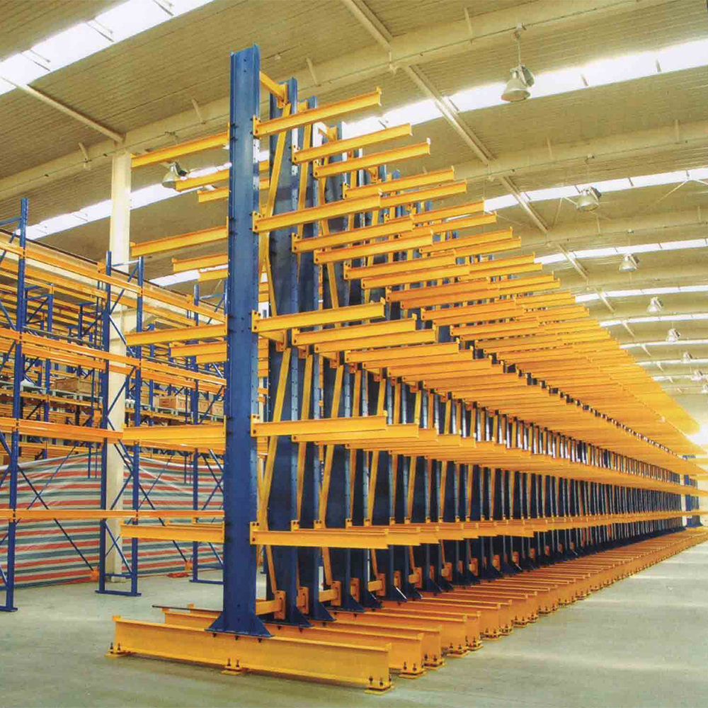 Long Cargoes Store Solution Heavy Duty Steel Metal Cantilever Store Rack