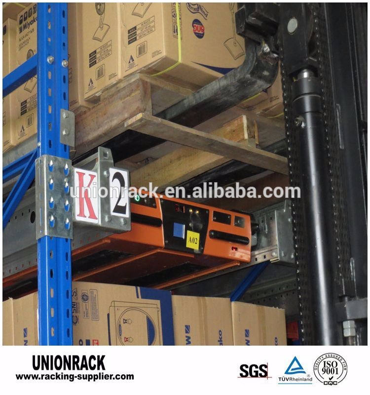 Commercial Pallet Flow Runner Automated Storage System Radio Shuttle Rack