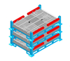 Heavy Duty Collapsible Steel Pallet With Wire Mesh