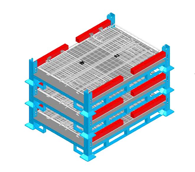 Union Metal Foldable Cage Pallets