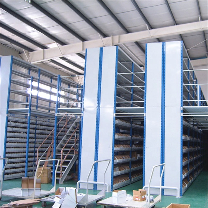 High Performance Metal Adjustable Mezzanine Floor Rack On Platform