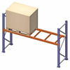 Selective steel warehouse pallet storage rack