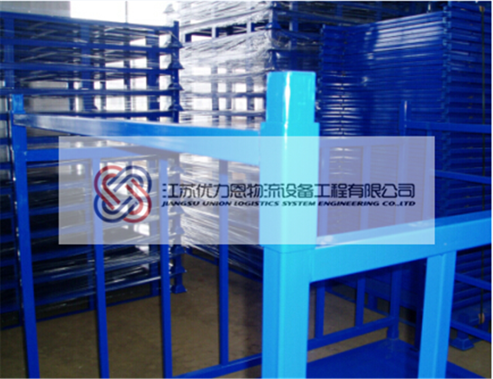 Galvanized Or Powder Coating Foldable Warehouse Storage Heavy Duty Stacking Steel Pallet