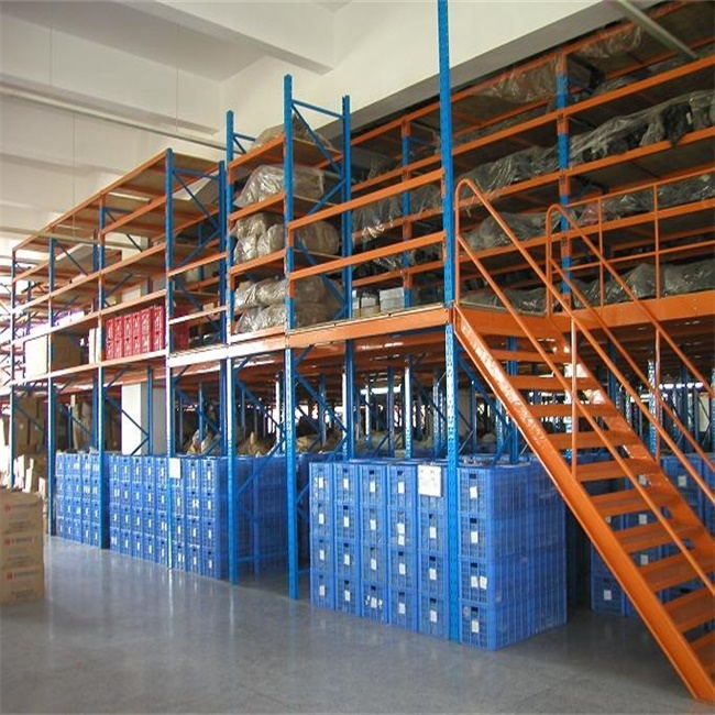 Multi-Level Storage Mezzanine Racking Floor For Large Area Warehouse