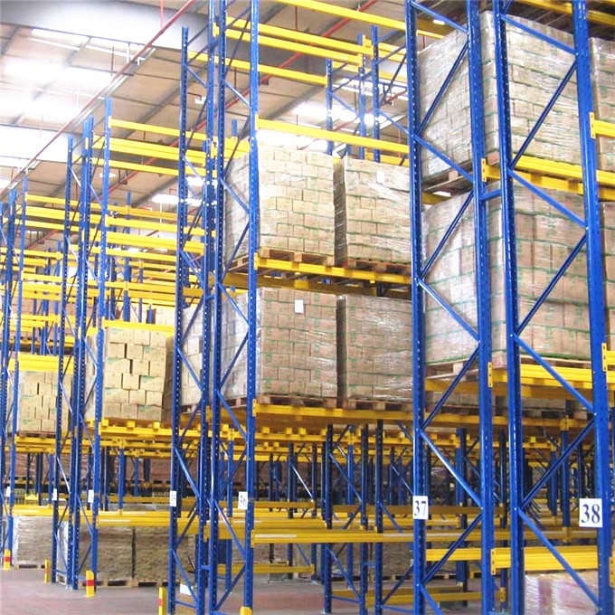 Powder coated heavy duty storage beam pallet shelf