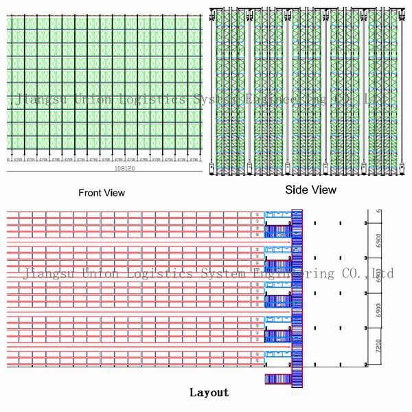 High Density ASRS Racking System Solution - Buy Jiangsu Union Logistics ...