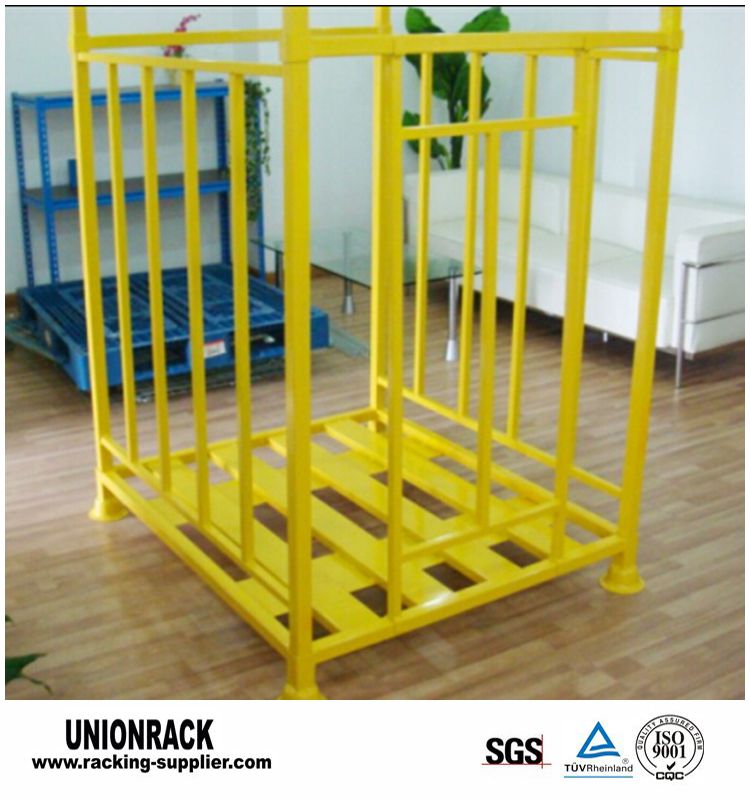 Powder Coating Steel Collapsible Demountable Heavy Duty Stackable Pallet Box