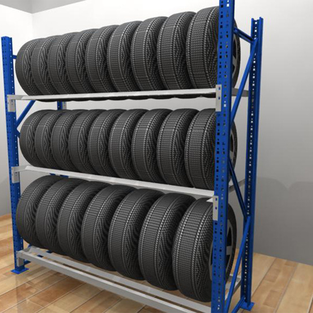 Stackable storage metal tyre pallet rack for tire storage