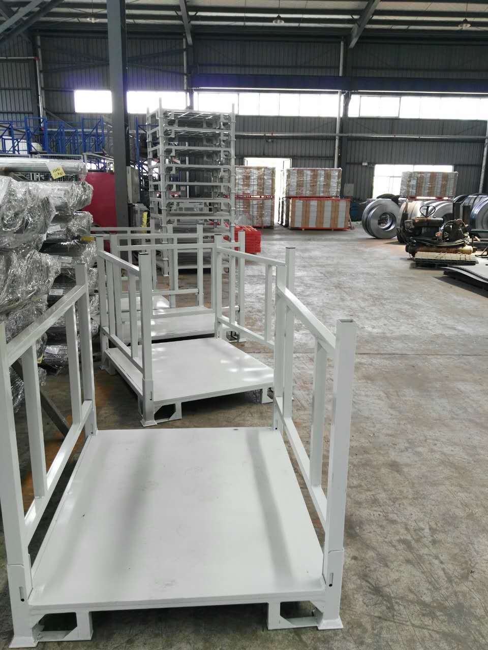 Powder Coating Steel Collapsible Demountable Heavy Duty Stacking Pallet