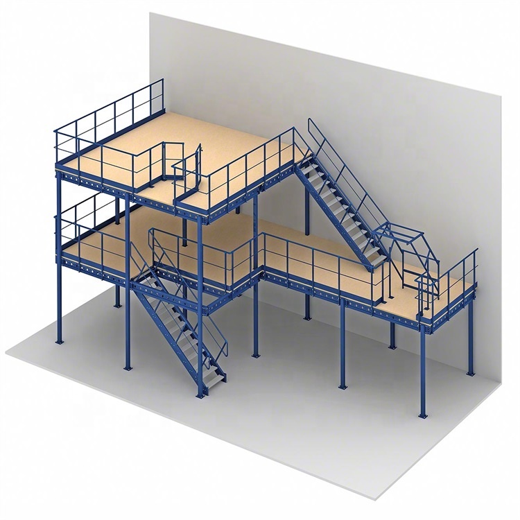Multi Level Steel Mezzanine and Steel Platform Floor Rack System