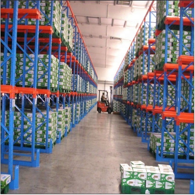 High Density Warehouse Heavy Duty Cold Storage Drive In Rack