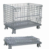 Heavy Duty Industrial Stackable Storage Cold-rolled Steel Foldable Wire Mesh Container