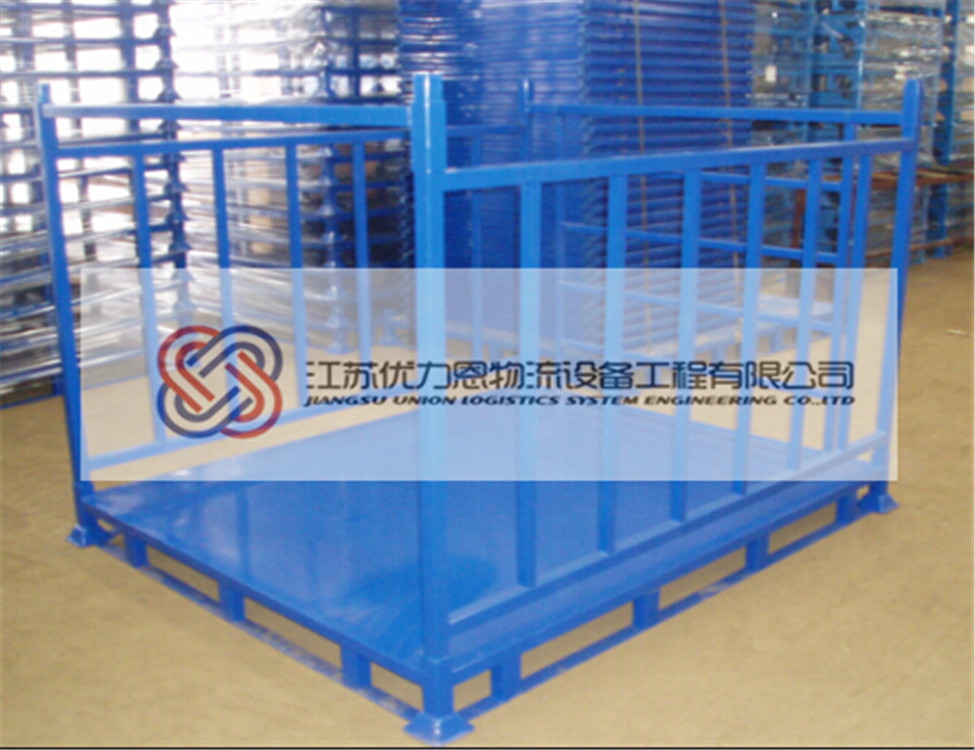 Galvanized Or Powder Coating Foldable Warehouse Storage Heavy Duty Stacking Steel Pallet