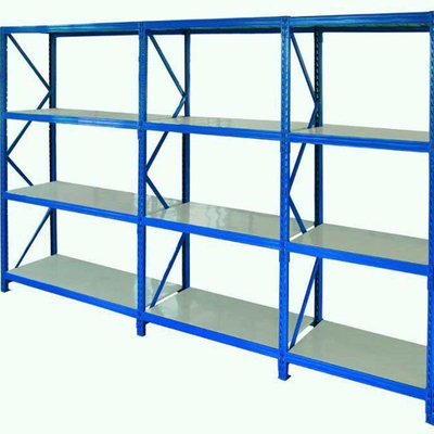 Supermarket Storage Metal Long span Medium Duty Steel Shelving