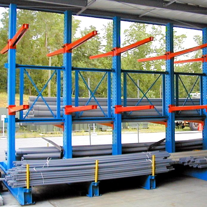 Construction Long Items Storage Industrial Warehouse Cantilever Racking System