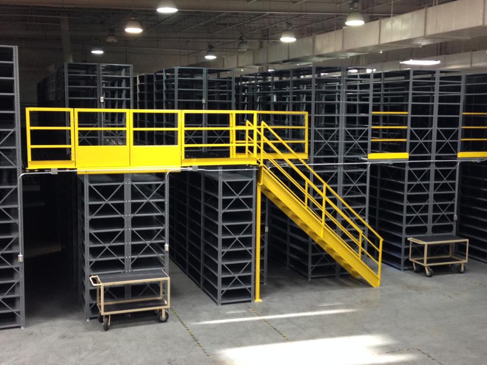ISO Certificate Heavy duty Warehouse steel mezzanine racking