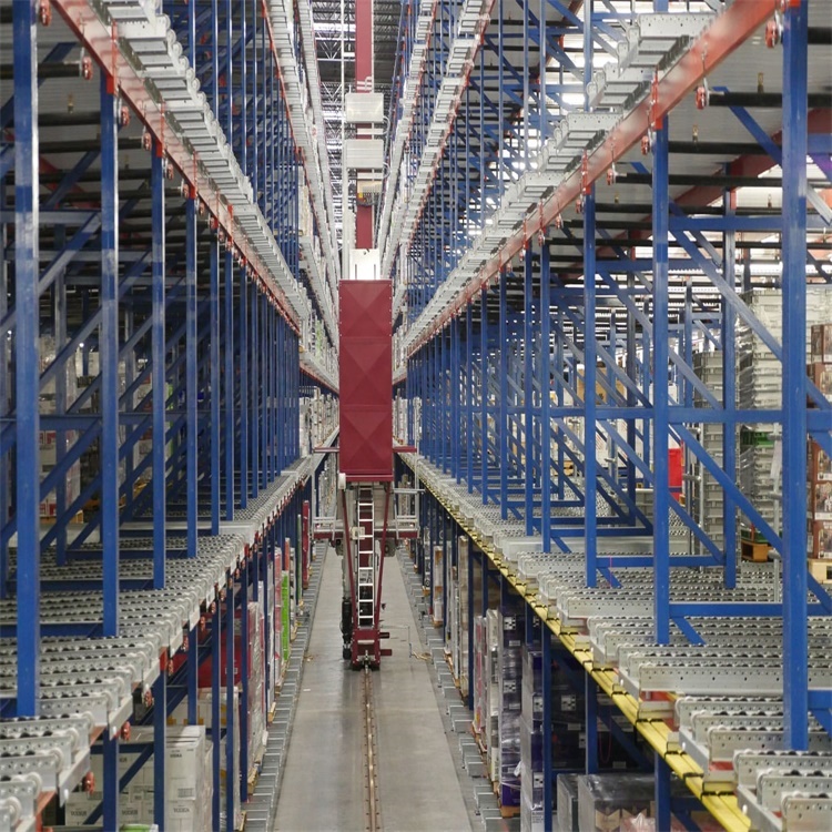 Automated Storage and Retrieval System (ASRS) with Automated Stacker Crane